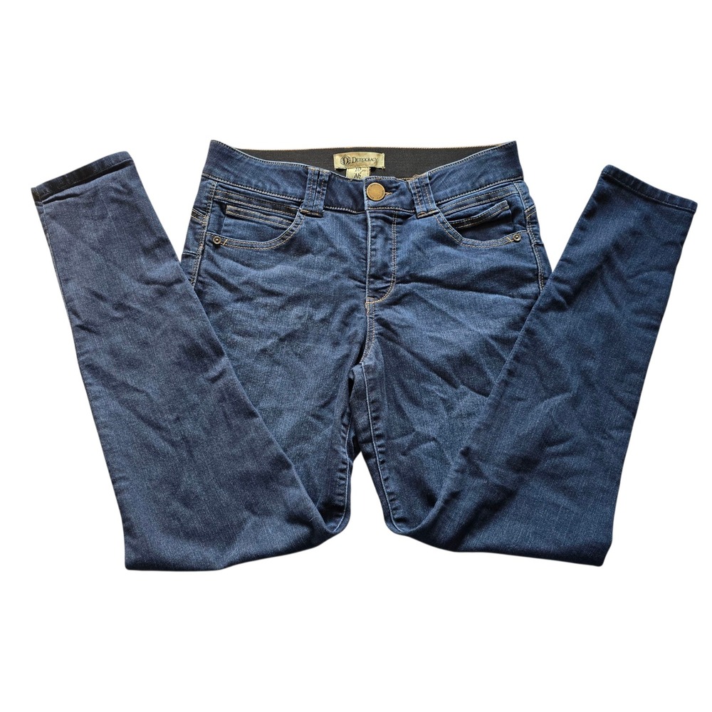 Democracy Ab Solution Jeans‎ Size 10 Dark Wash Denim Skinny